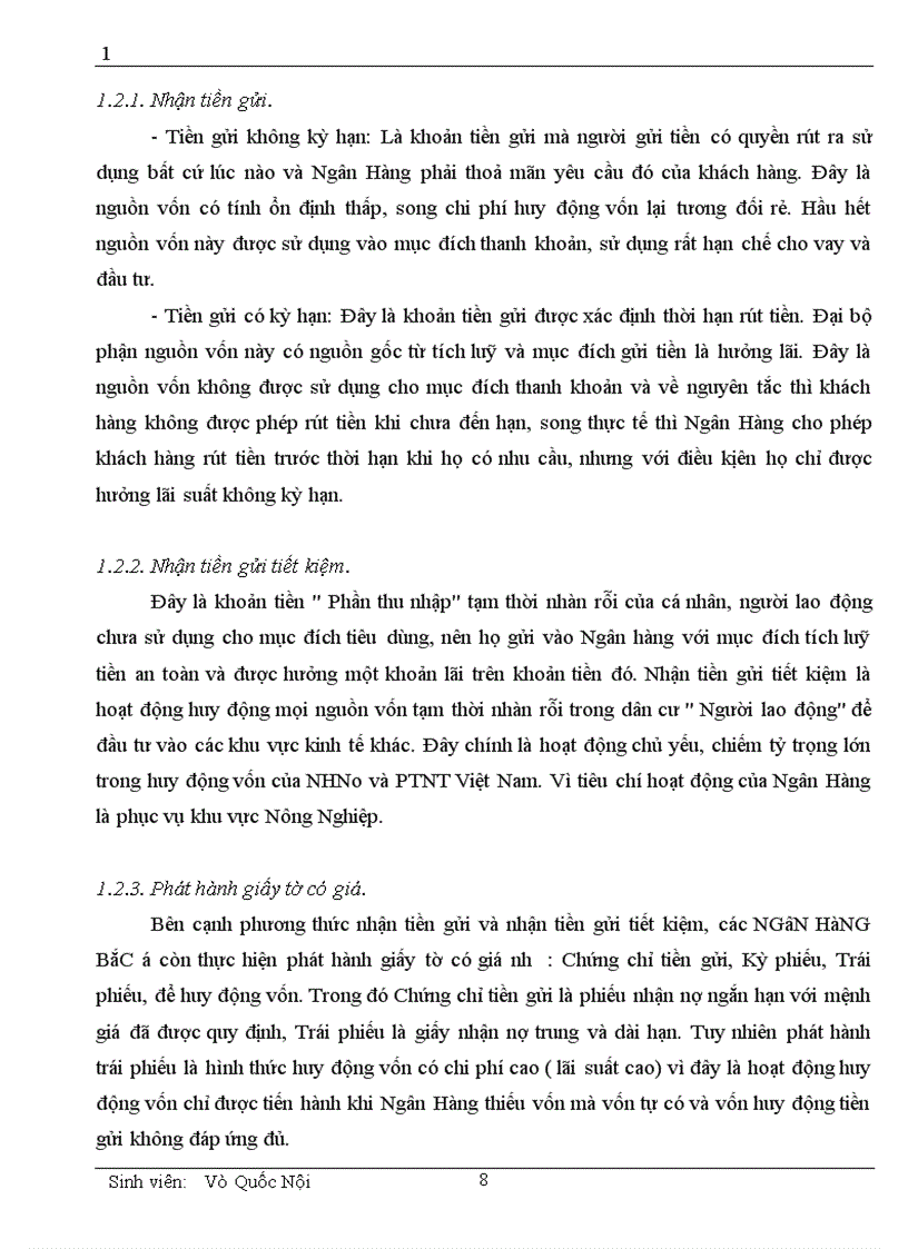 image for page Một số vấn đề cơ bản về vốn và kế toán huy động vốn tại chi nhánh NHNN PTNN Quận Tây Hồ 1