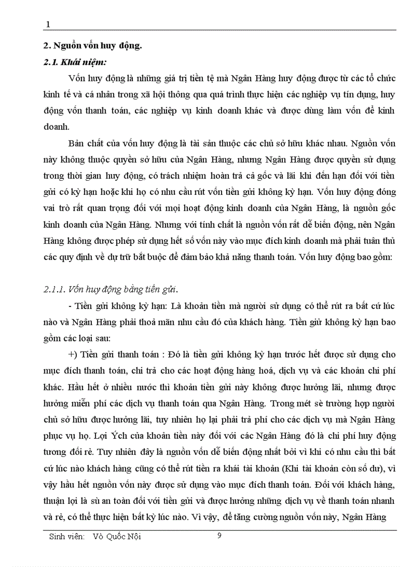 image for page Một số vấn đề cơ bản về vốn và kế toán huy động vốn tại chi nhánh NHNN PTNN Quận Tây Hồ 1