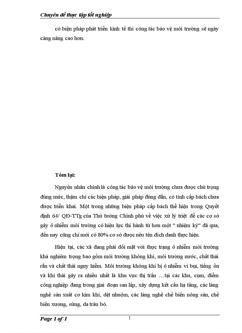 image for page Đề xuất một số giải pháp quản lý môi trường tại các xã nghèo tại Hà Nội Hà Tây cũ 1