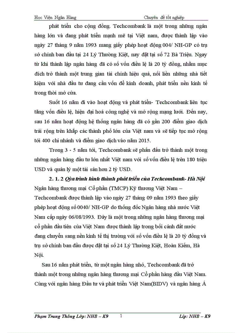 image for page Thực trạng và giải pháp mở rộng tín dụng tiêu dùng tại Ngân hàng thương mại cổ phần kỹ thương Techcombank chi nhánh Hà Nội