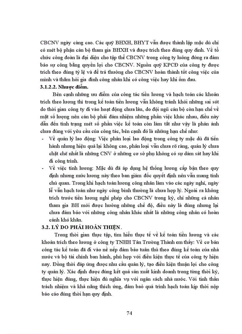 image for page Kế toan tiền lương và các khoản trích theo lương tại Công ty trách nhiệm hữu hạn Tân Trường Thành 1