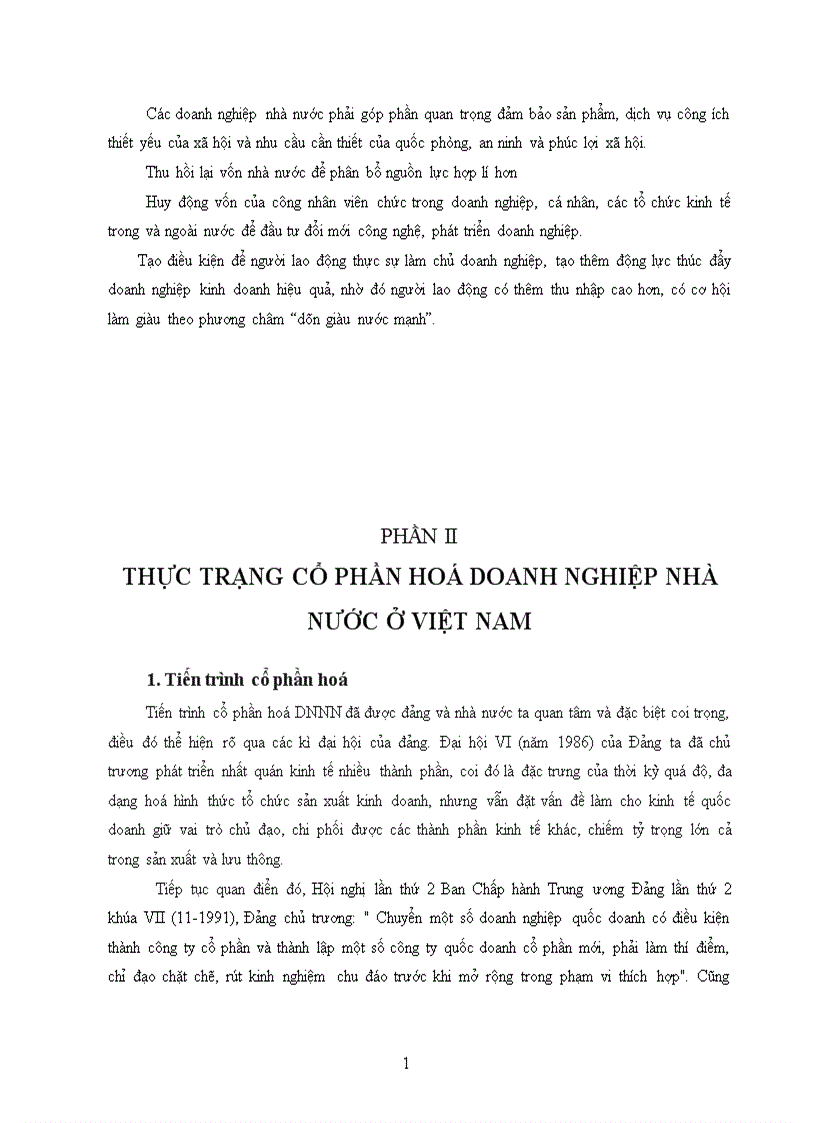 image for page Cổ phần hoá DNNN