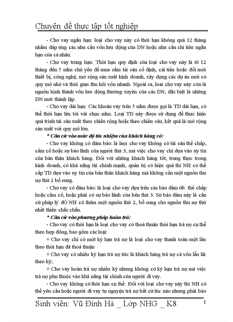 image for page Giải pháp nâng cao chất lượng tín dụng đối với Doanh nghiệp vừa và nhỏ tại Ngân hàng đầu tư và phát triển Việt Nam BIDV Chi nhánh Hà Tây