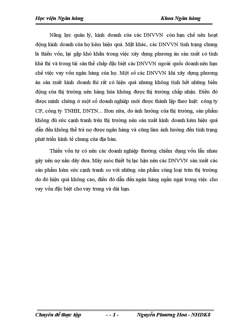 image for page Giải pháp nhằm nâng cao chất lượng tín dụng đối với doanh nghiệp vừa và nhỏ tại Ngân hàng nông nghiệp và Phát triển nông thôn Đông Anh 1