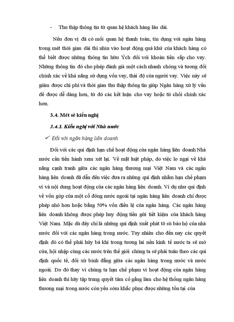 image for page Giải pháp nâng cao chất lượng tín dụng ngắn hạn ở hệ thống ngân hàng thương mại nước ta nghiên cứu từ quá trình thực tập tại chi nhánh ngân hàng liên doanh Chohung vina 1