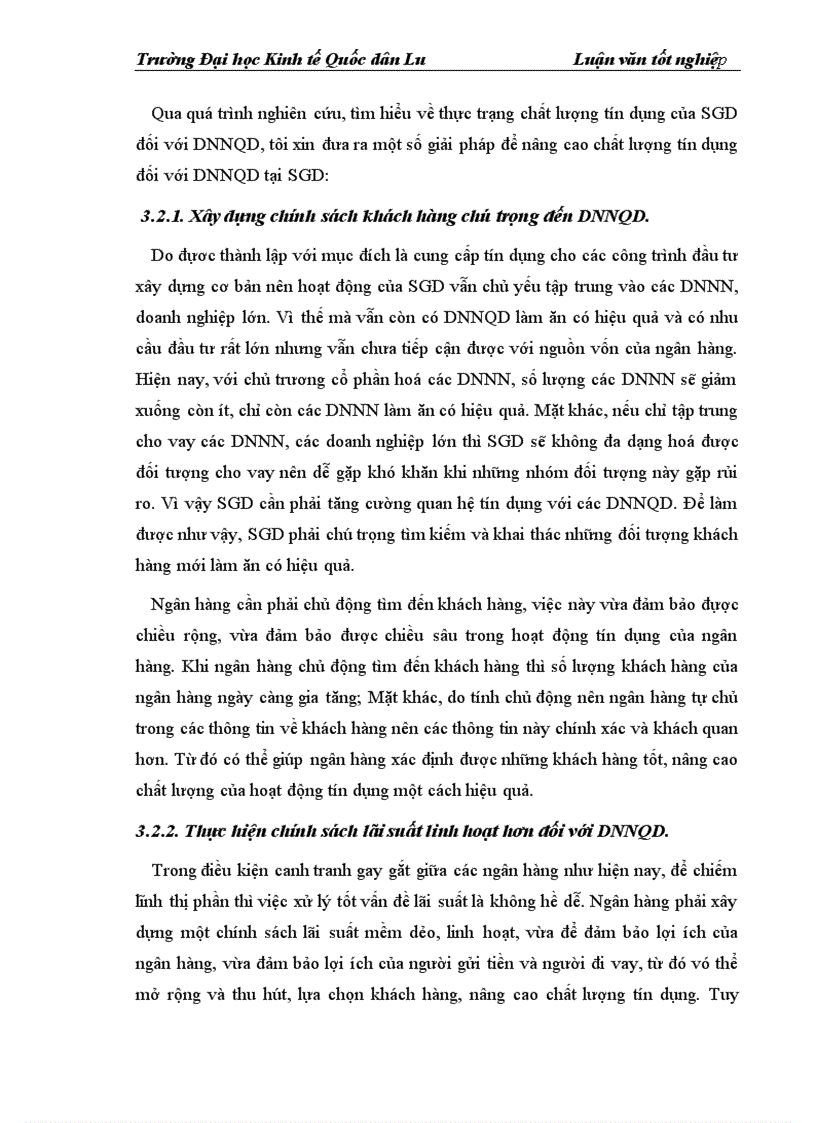image for page Giải pháp nâng cao chất lượng tín dụng đối với doanh nghiệp ngoài quốc doanh tại Sở giao dịch Ngân hàng Đầu tư và phát triển Việt Nam 1