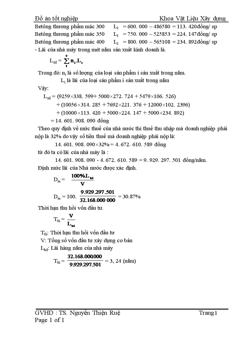 image for page Thiết kế tốt nghiệp nhà máy bêtông