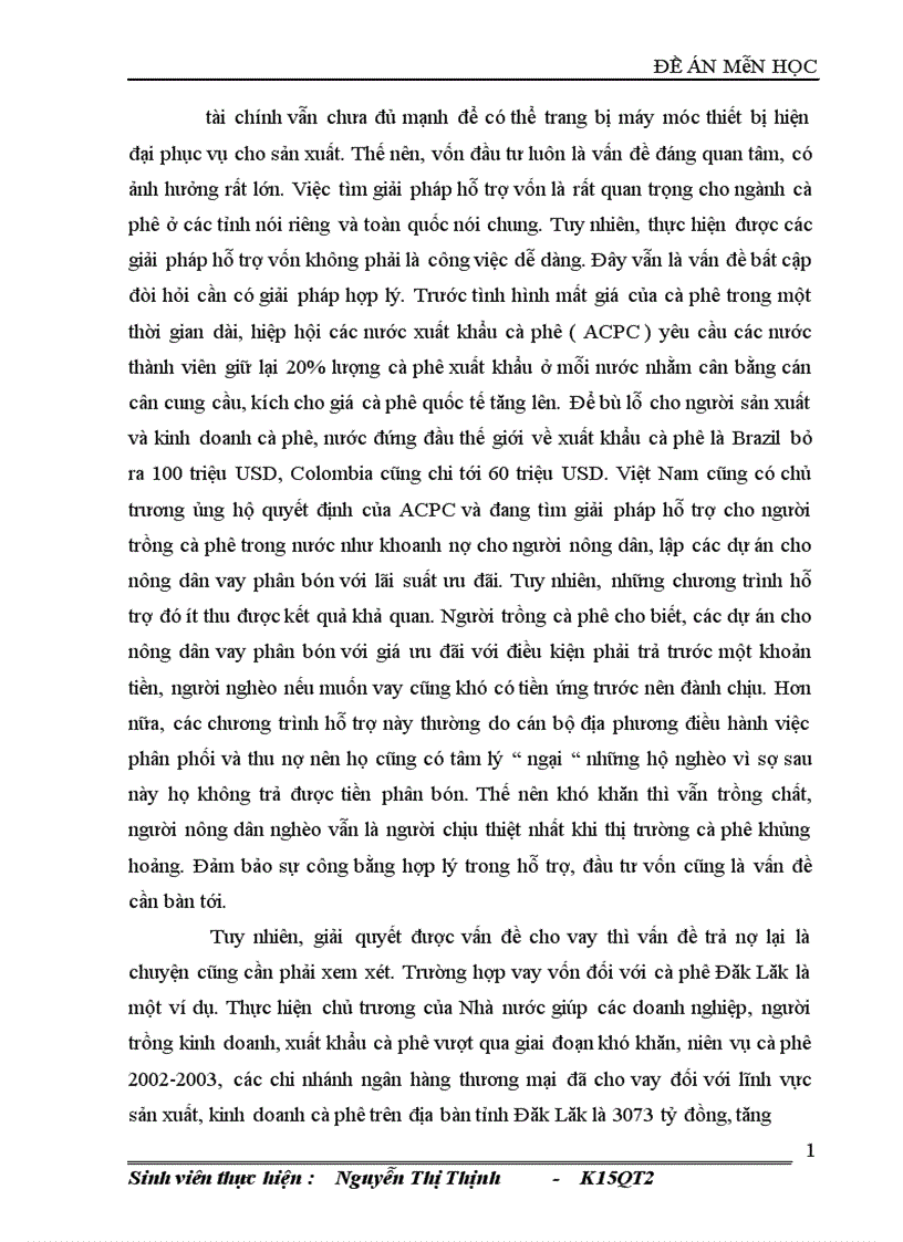 image for page Giải pháp nâng cao năng lực cạnh tranh của sản phẩm cà phê Việt Nam 1