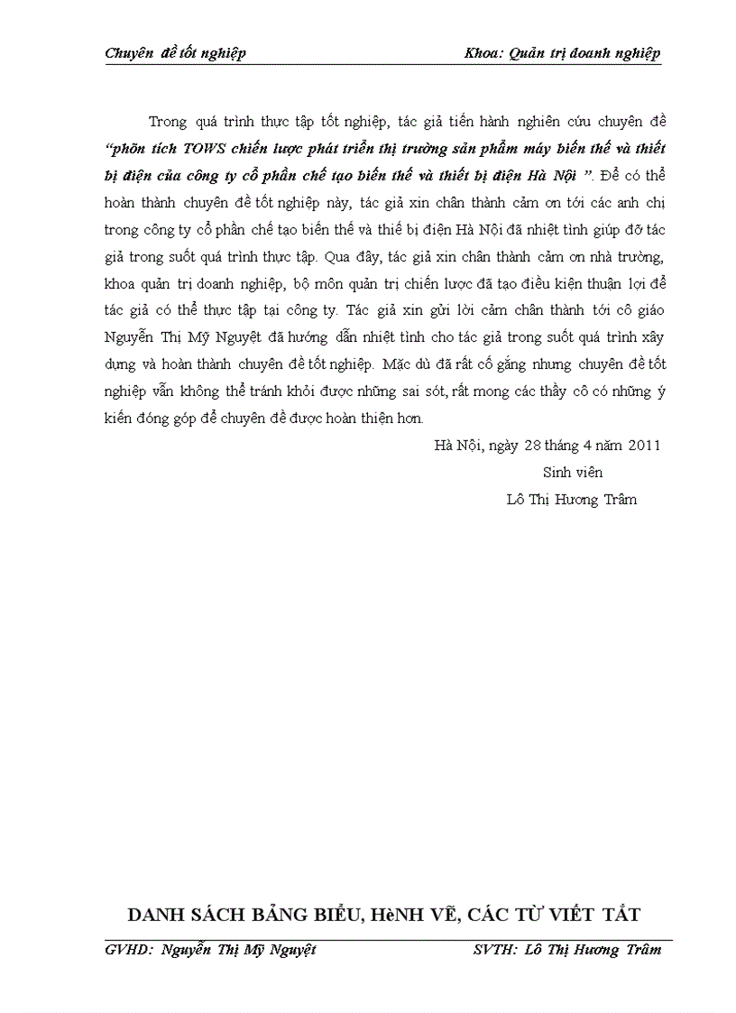 image for page Báo cáo thực tập tổng hợp Phân tích TOWS chiến lược phát triển thị trường sản phẩm máy biến thế và thiết bị điện của công ty cổ phần chế tạo biến thế và thiết bị điện Hà Nội