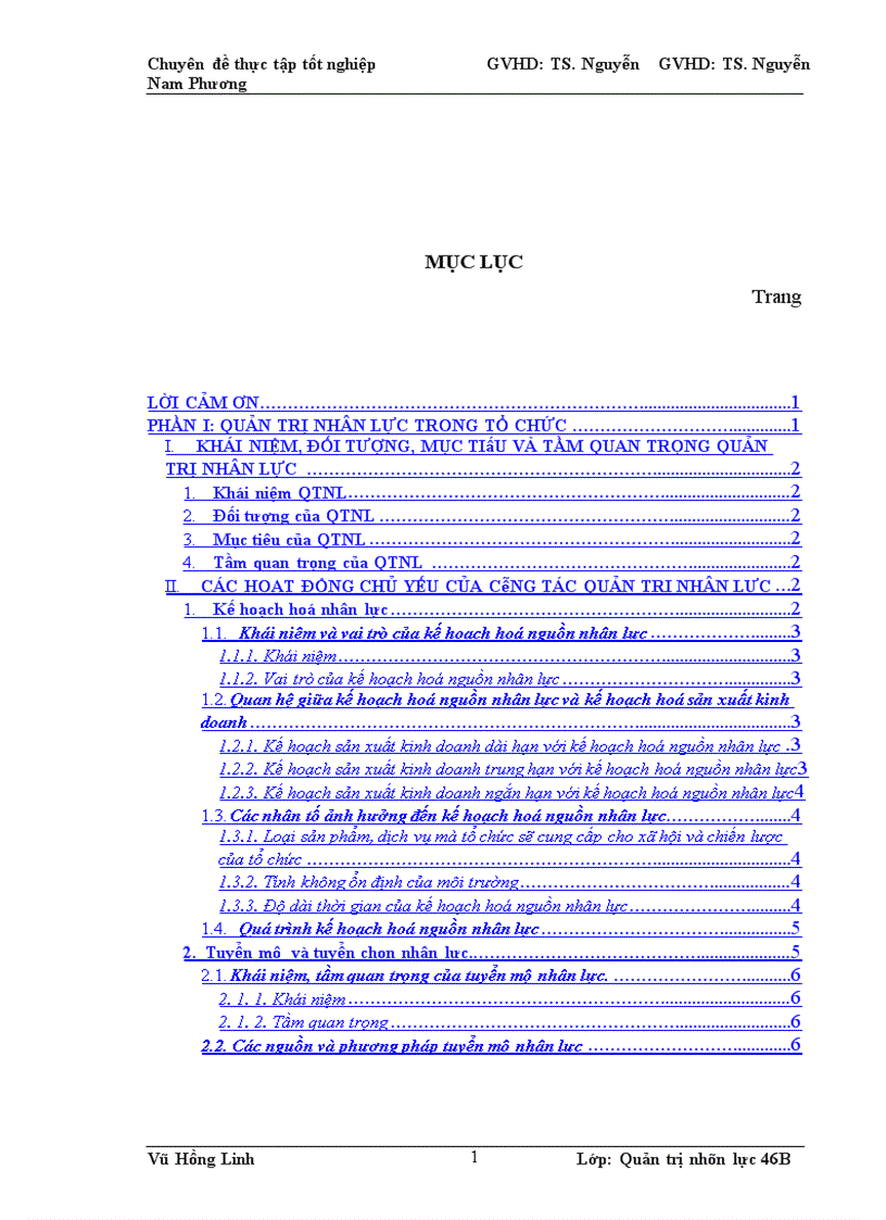 image for page Công tác quản lý nhân lực tại công ty liên doanh PROCONCO