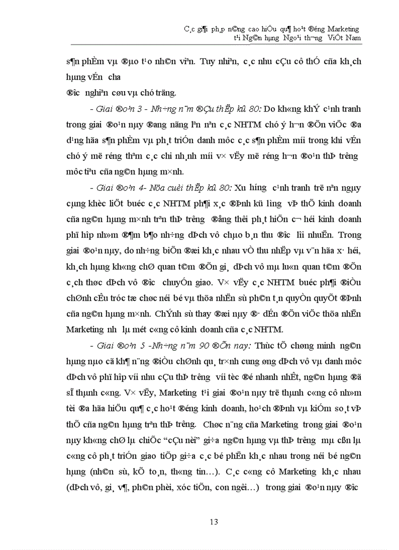 image for page Các giải pháp nâng cao hiệu quả hoạt động Marketing tại Ngân hàng Ngoại thương Việt Nam