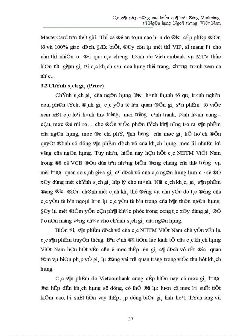 image for page Các giải pháp nâng cao hiệu quả hoạt động Marketing tại Ngân hàng Ngoại thương Việt Nam