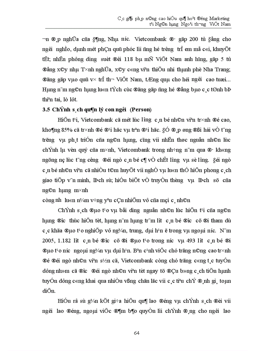 image for page Các giải pháp nâng cao hiệu quả hoạt động Marketing tại Ngân hàng Ngoại thương Việt Nam