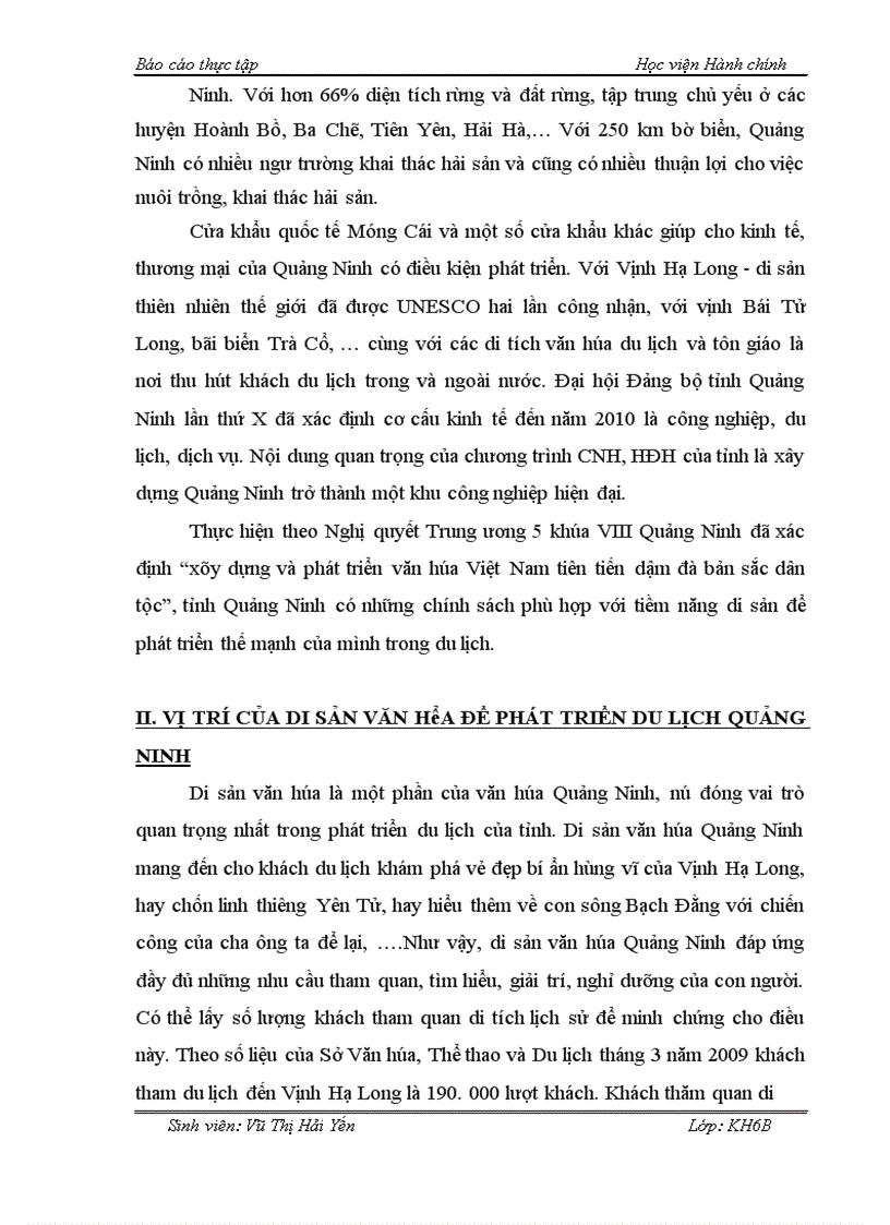 image for page Một số giải pháp nâng cao hiệu quả quản lí nhà nhà nước đối với di sản văn hóa để phát triển du lịch Quảng Ninh