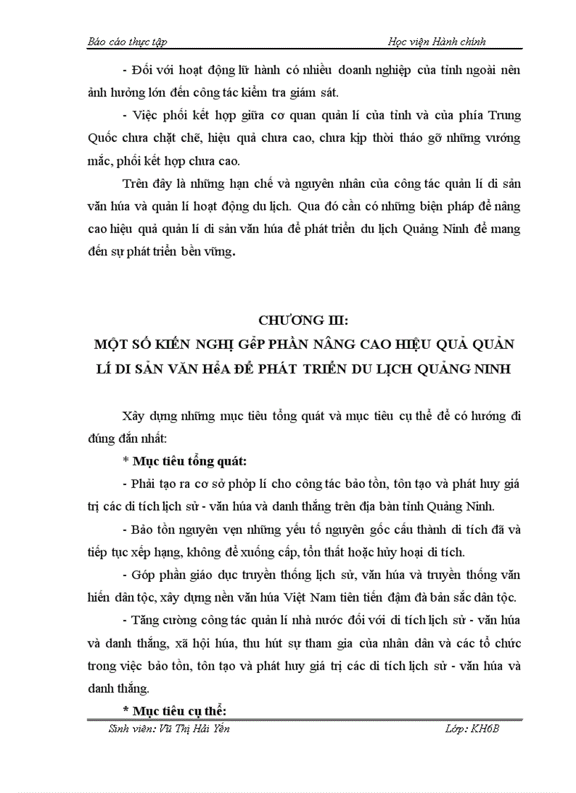 image for page Một số giải pháp nâng cao hiệu quả quản lí nhà nhà nước đối với di sản văn hóa để phát triển du lịch Quảng Ninh