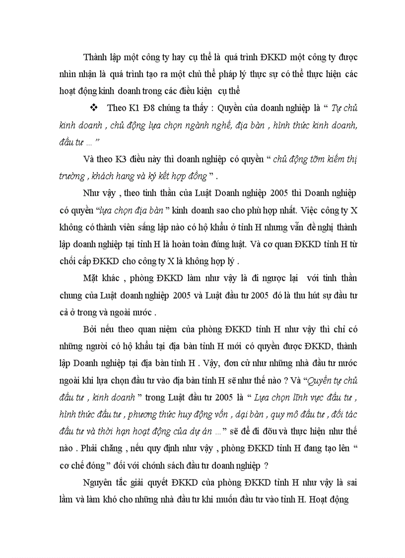 image for page Việc từ chối cấp ĐKKD với lý do các thành viên không có hộ khẩu thường trú