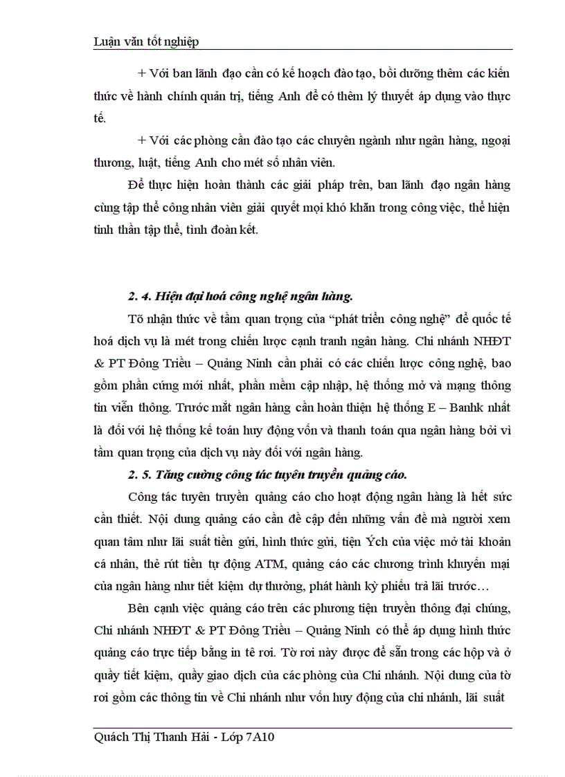 image for page Giải pháp tăng cường công tác huy động vốn tại Chi nhánh Ngân hàng Đầu tư và Phát triển Đông Triều Quảng Ninh 1