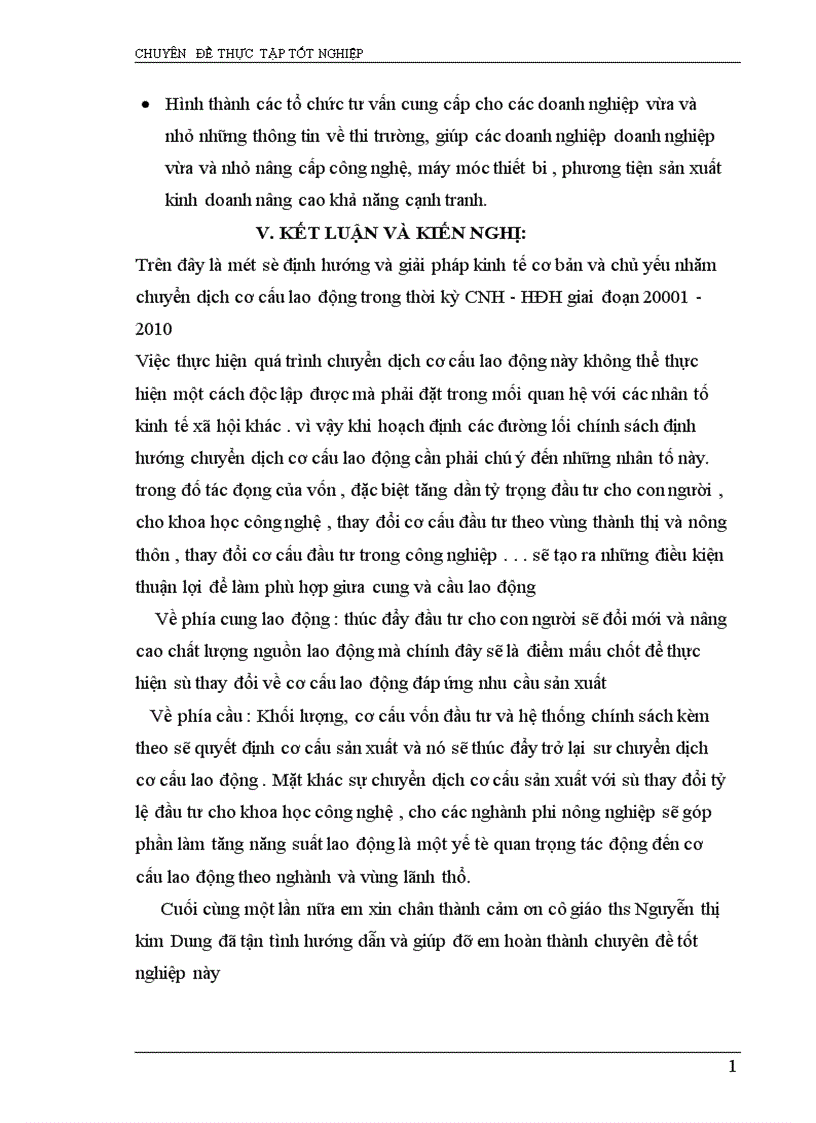 image for page Định hướngvà các giải pháp kinh tế chủ yếu nhằm chuyển dịch cơ cấu lao động trong thời kì CNH HĐH giai đoạn 2001 2010