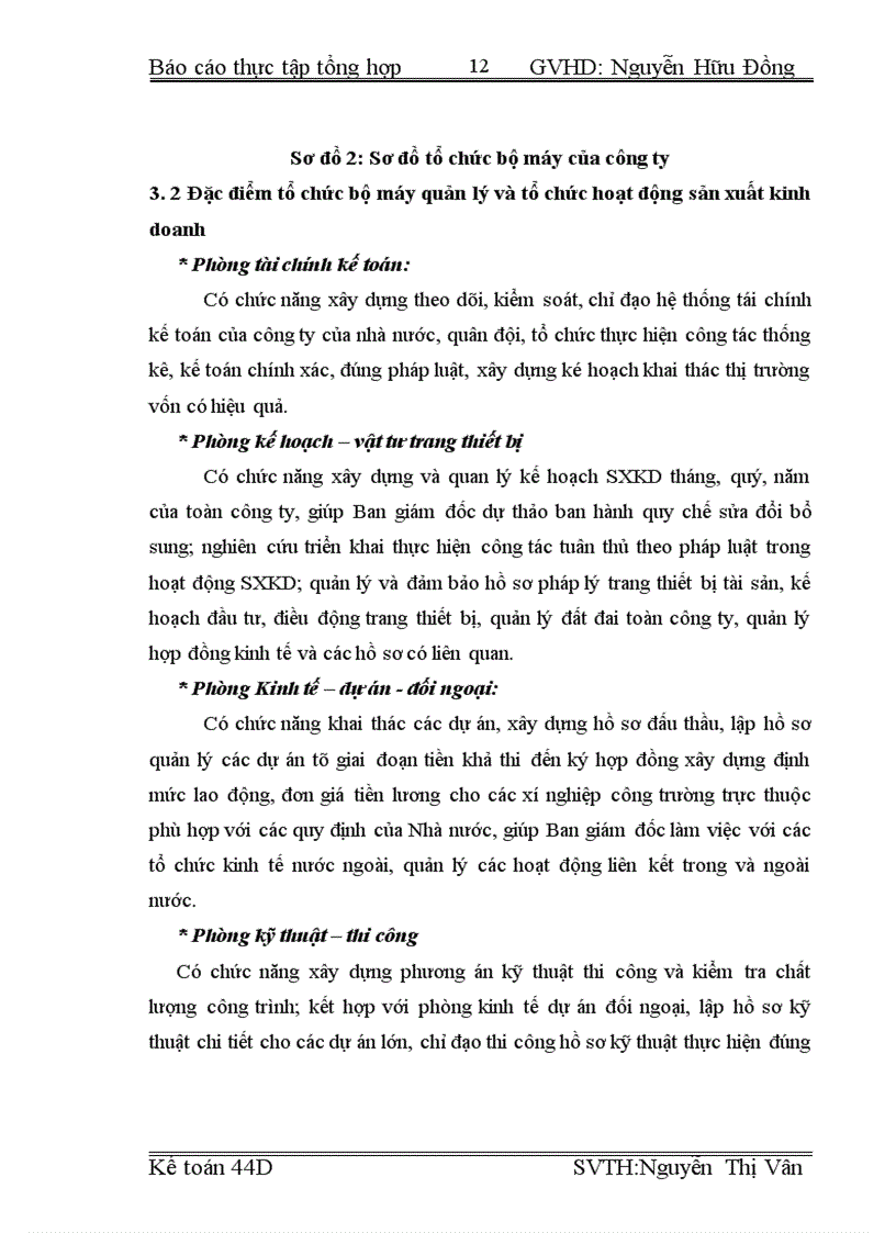 image for page Tổ chức bộ máy và tổ chức công tác Kế toán về công ty Xây dựng Lũng Lô