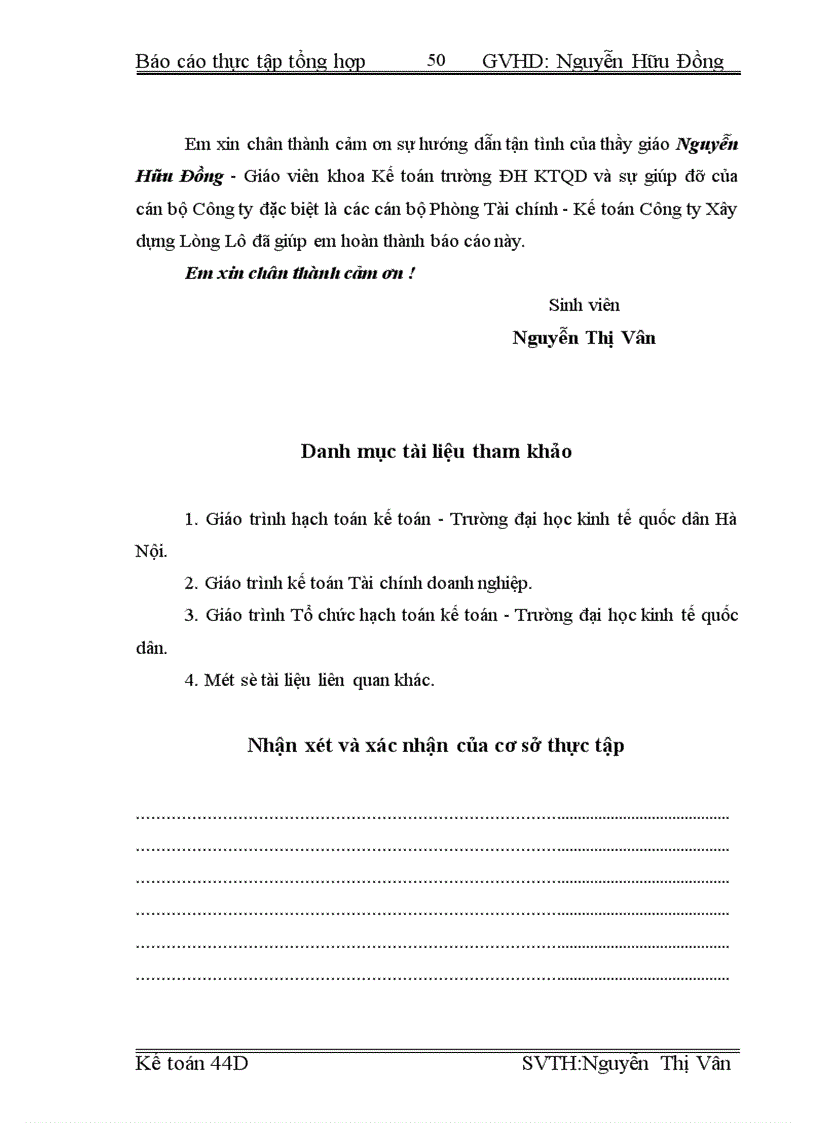 image for page Tổ chức bộ máy và tổ chức công tác Kế toán về công ty Xây dựng Lũng Lô