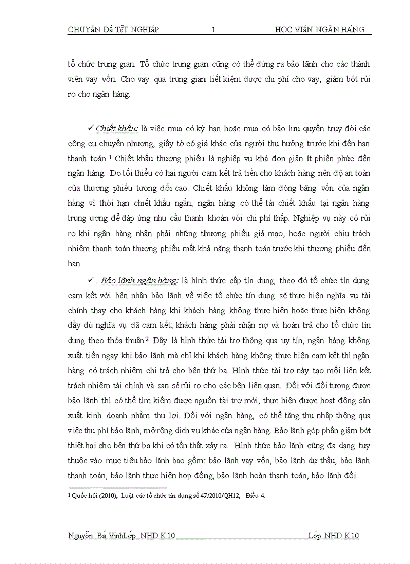 image for page Chất lượng tín dụng ngân hàng hiện trạng và giải pháp nâng cao chất lượng tín dụng tại NHTMCP Quân đội chi nhánh Trần Duy Hưng 1