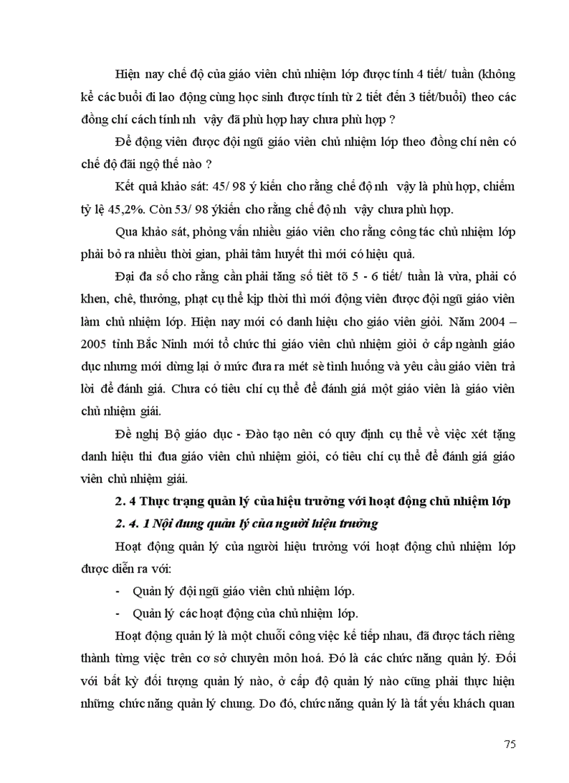 image for page Một số biện pháp tăng cường quản lý của hiệu trưởng đối với hoạt động chủ nhiệm lớp trong các trường THPT tỉnh Bắc Ninh 1