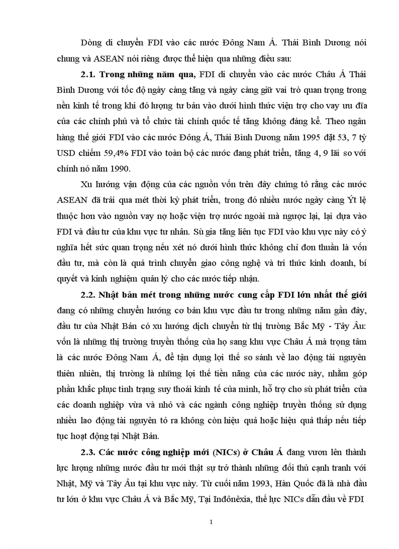 image for page Những điều kiện và giải pháp chủ yếu để gia tăng hoạt động đầu tư trực tiếp nước ngoài của Việt Nam trong điều khiển khủng hoảng tài chính tiền tệ Châu Á