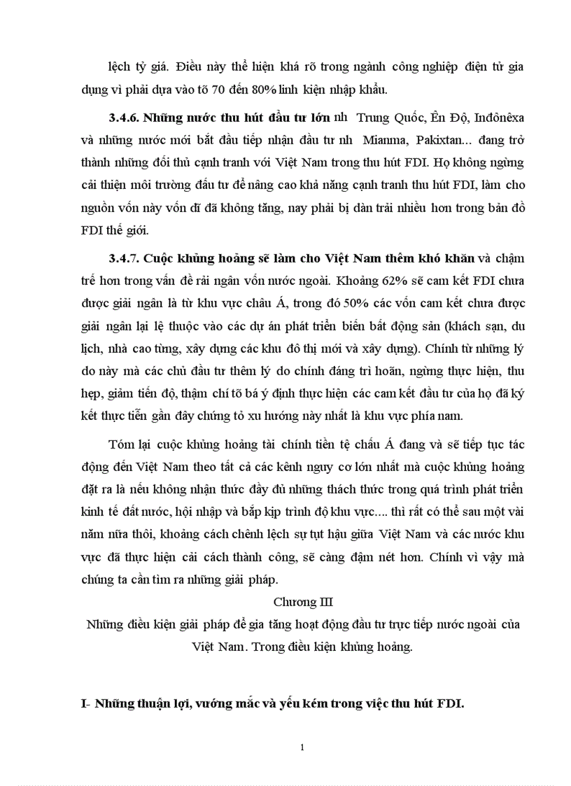 image for page Những điều kiện và giải pháp chủ yếu để gia tăng hoạt động đầu tư trực tiếp nước ngoài của Việt Nam trong điều khiển khủng hoảng tài chính tiền tệ Châu Á