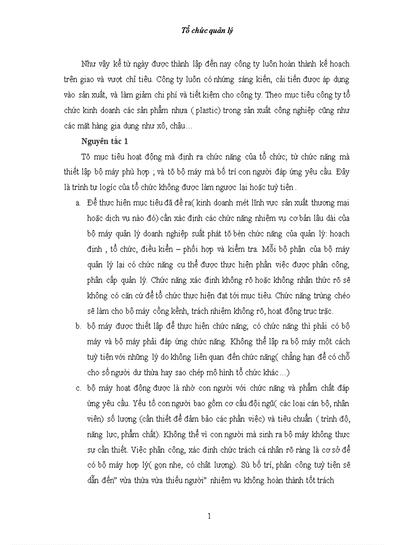 image for page Tám nguyên tắc cơ cấu bản của quản lý và mối liên hệ biện chứng với thực tế các doanh nghiệp