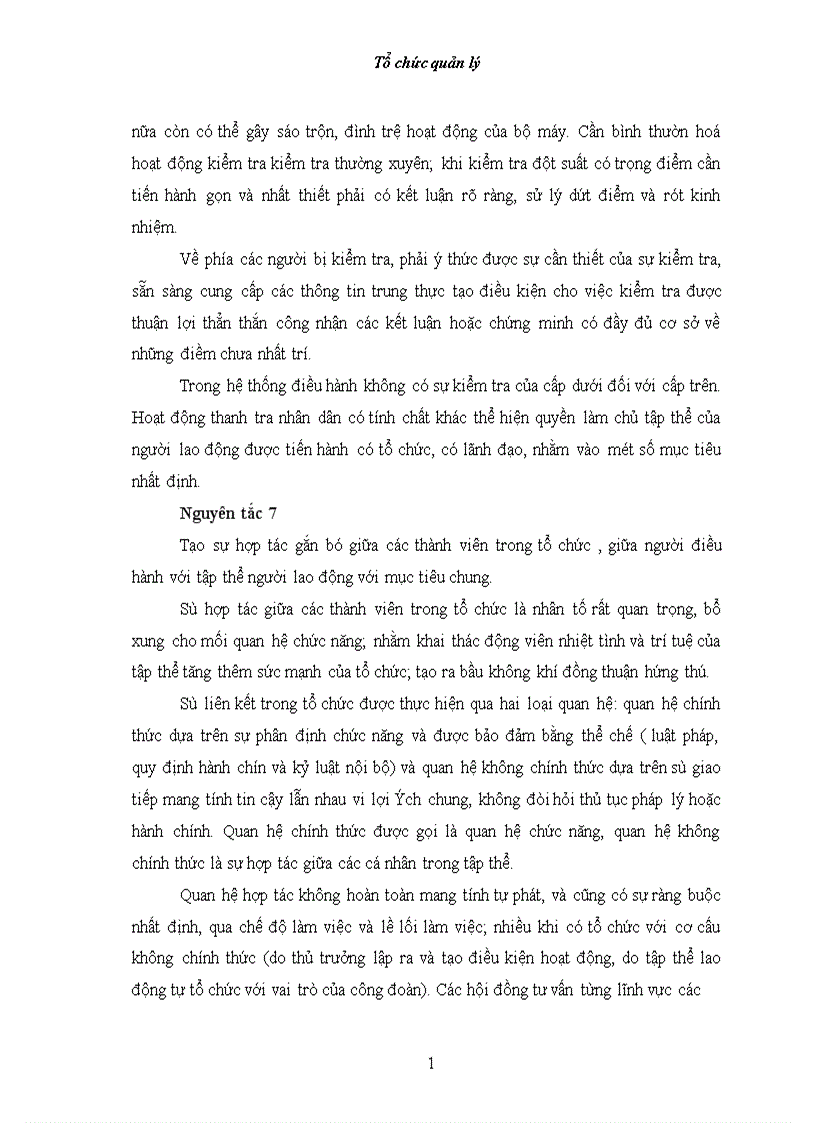 image for page Tám nguyên tắc cơ cấu bản của quản lý và mối liên hệ biện chứng với thực tế các doanh nghiệp