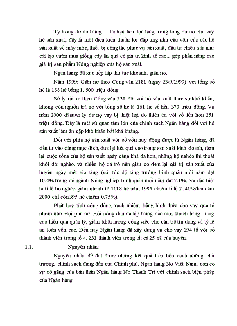image for page Thực trạng huy động và sử dụng vốn tín dụng ngân hàng để phát triển kinh tế hộ sản xuất ở huyện Thanh Trì