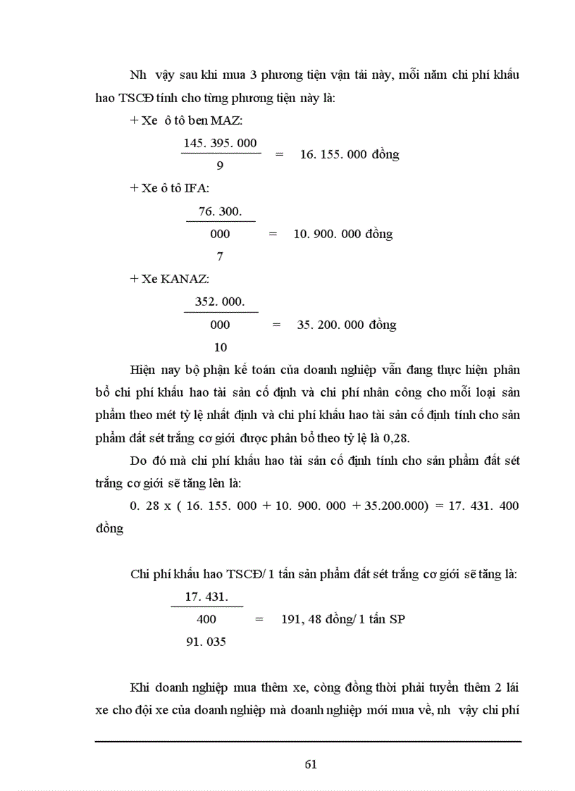 image for page Phân tích tình hình thực hiện kế hoạch giá thành và một số biện pháp hạ giá thành sản phẩm đất sét trắng cơ giới tại doanh nghiệp Mỏ đất sét chịu lửa Trúc Thôn