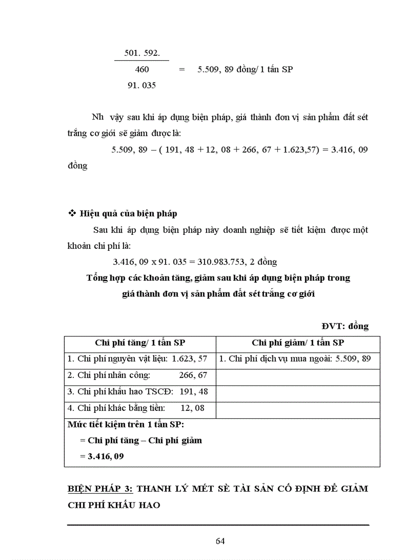 image for page Phân tích tình hình thực hiện kế hoạch giá thành và một số biện pháp hạ giá thành sản phẩm đất sét trắng cơ giới tại doanh nghiệp Mỏ đất sét chịu lửa Trúc Thôn