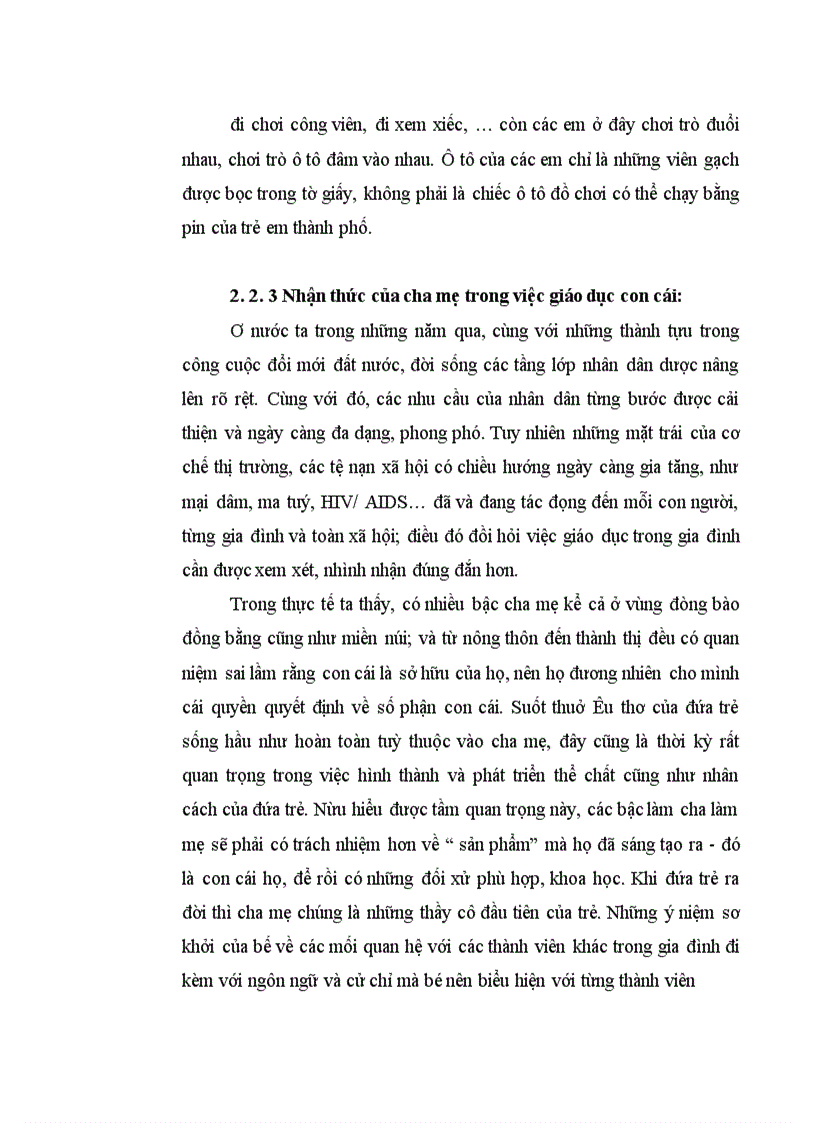 image for page Vai trò của gia đình miền núi trong việc Giáo dục con cái 1