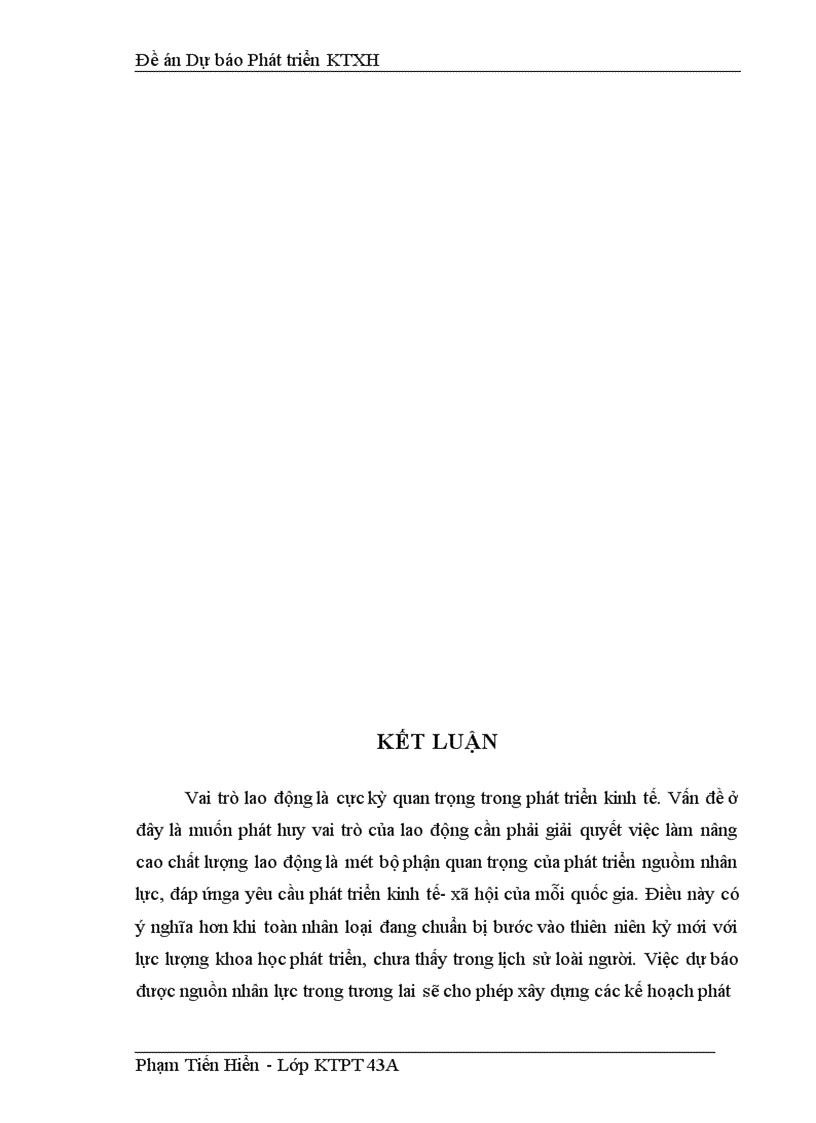 image for page Dự báo cung lao động Việt Nam số lượng và cơ cấu giai đoạn đến năm 2010 1