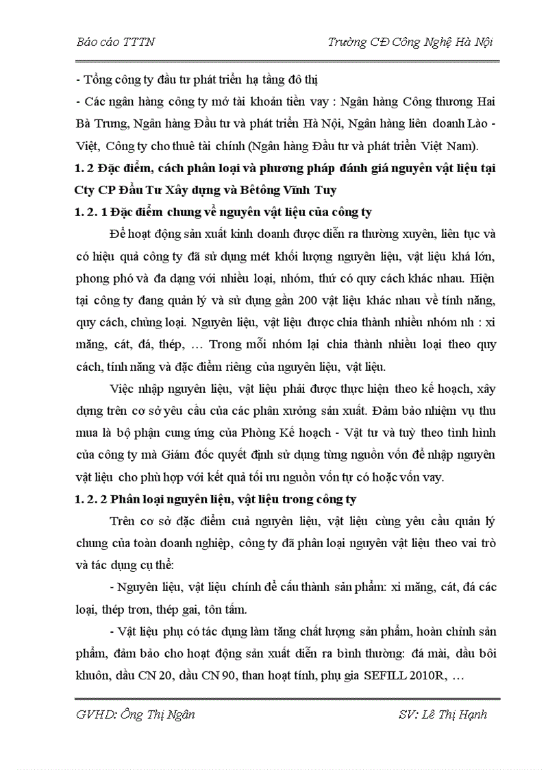 image for page Hoàn thiện tổ chức công tác kế toán nguyên vật liệu tại Cty CP Đầu Tư Xây dựng và Bêtông Vĩnh Tuy