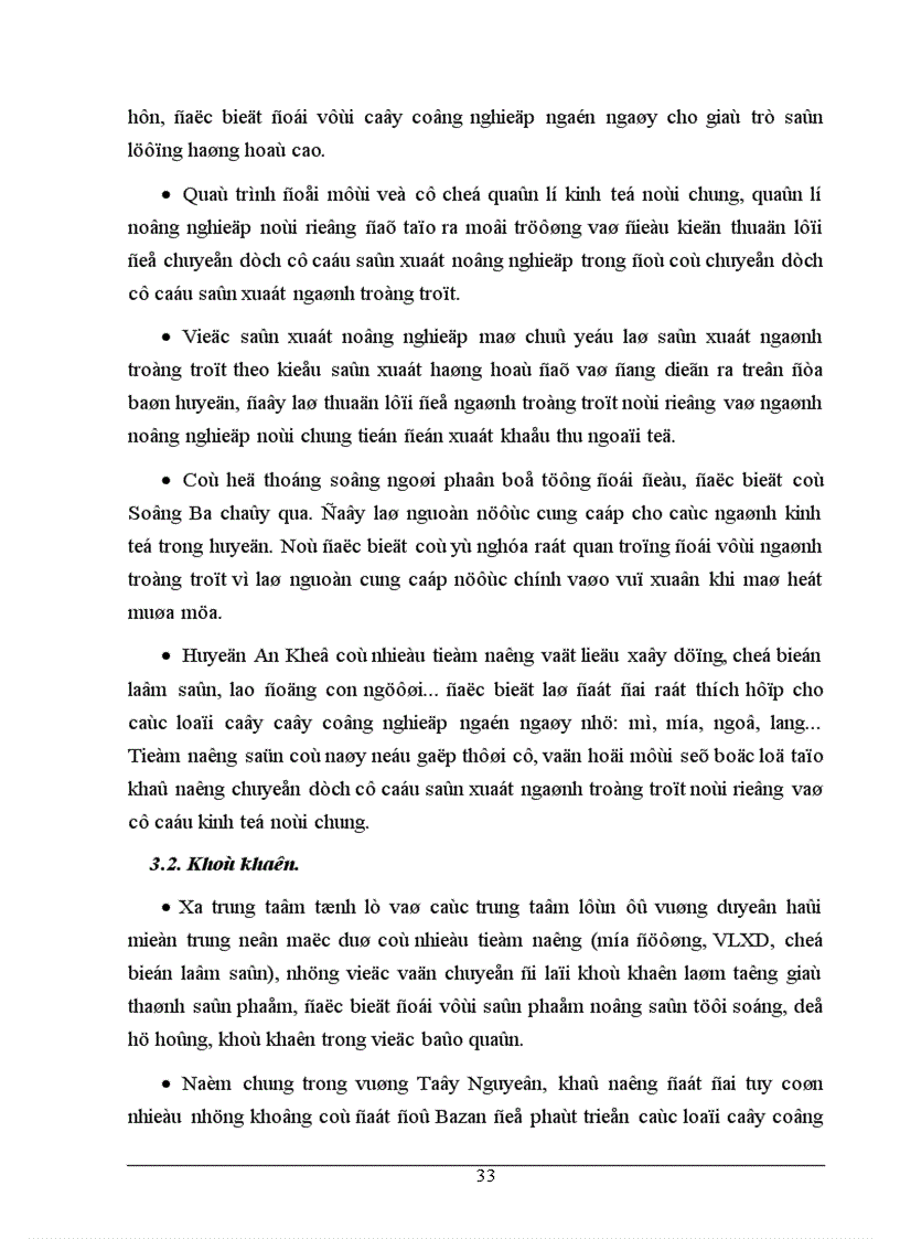 image for page Chuyển dịch cơ cấu sản xuất ngành trồng trọt ở huyện An Khê Tỉnh Gia Lai