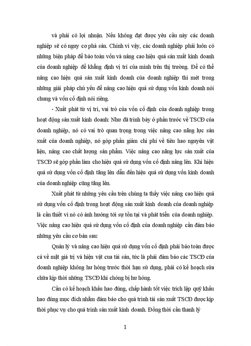 image for page Tình hình quản lý và sử dụng vốn cố định ở công ty Cao Su Sao Vàng