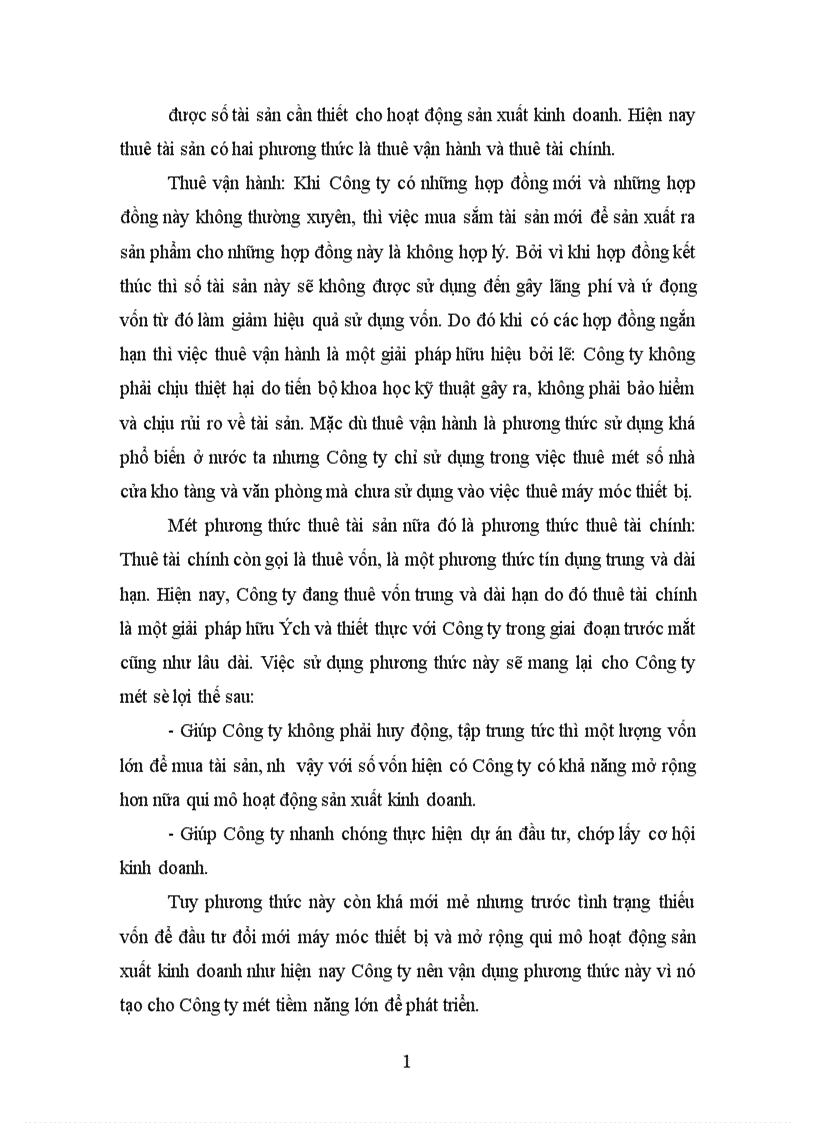 image for page Tình hình quản lý và sử dụng vốn cố định ở công ty Cao Su Sao Vàng