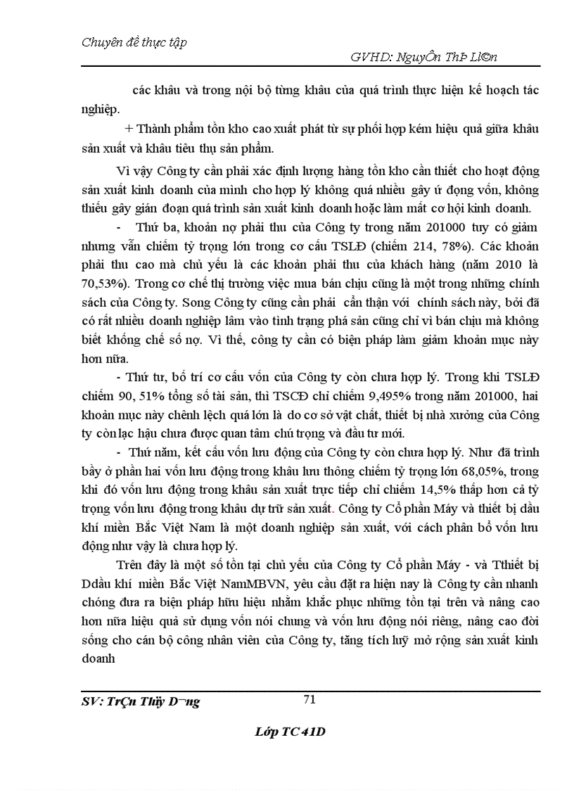 image for page Vốn lưu động và hiệu quả sử dụng vốn lưu động tại Công ty Cổ phần Máy và Thiết bị Dầu khí Miền Bắc Việt Nam