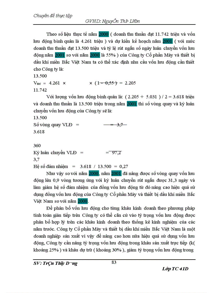 image for page Vốn lưu động và hiệu quả sử dụng vốn lưu động tại Công ty Cổ phần Máy và Thiết bị Dầu khí Miền Bắc Việt Nam
