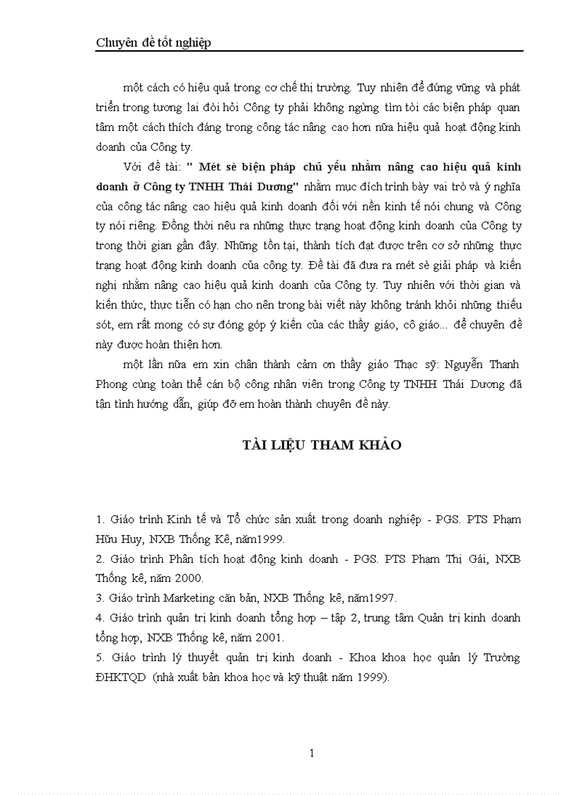 image for page Một số biện pháp chủ yếu nhằm nâng cao hiệu quả kinh doanh ở Công ty TNHH Thái Dương 1