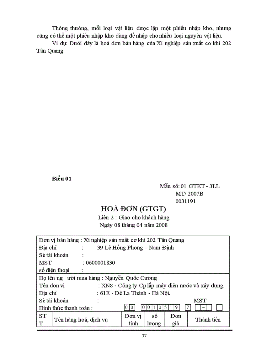 image for page Hoàn thiện Kế toán nguyên vật liệu tại chi nhánh công ty cổ phần lắp máy điện nước và xây dựng Xí nghiệp xây lắp số 6 1