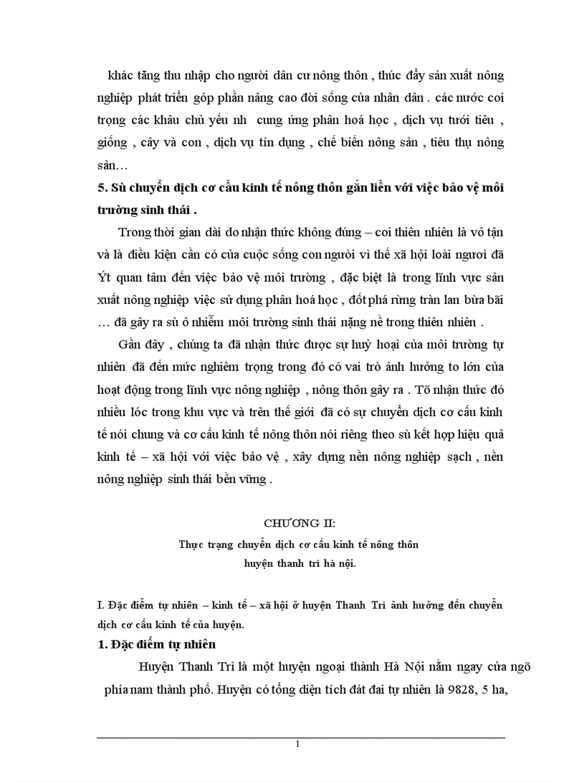 image for page Phương hướng và những biện pháp chủ yếu chuyển dịch cơ cấu kinh tế nông thôn ở huyện Thanh Trì 1