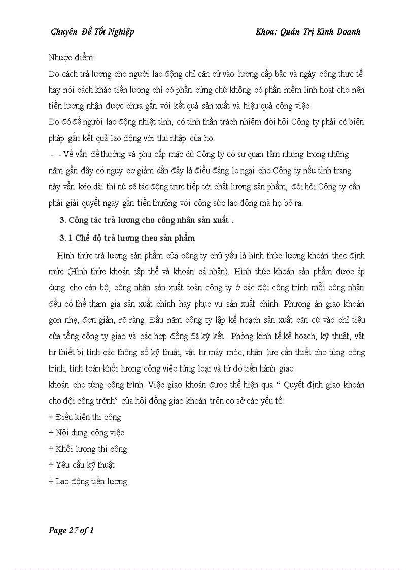 image for page Hoàn thiện các hình thức tiền lương tiền thưởng tại Công ty TMTH Tiến Thành