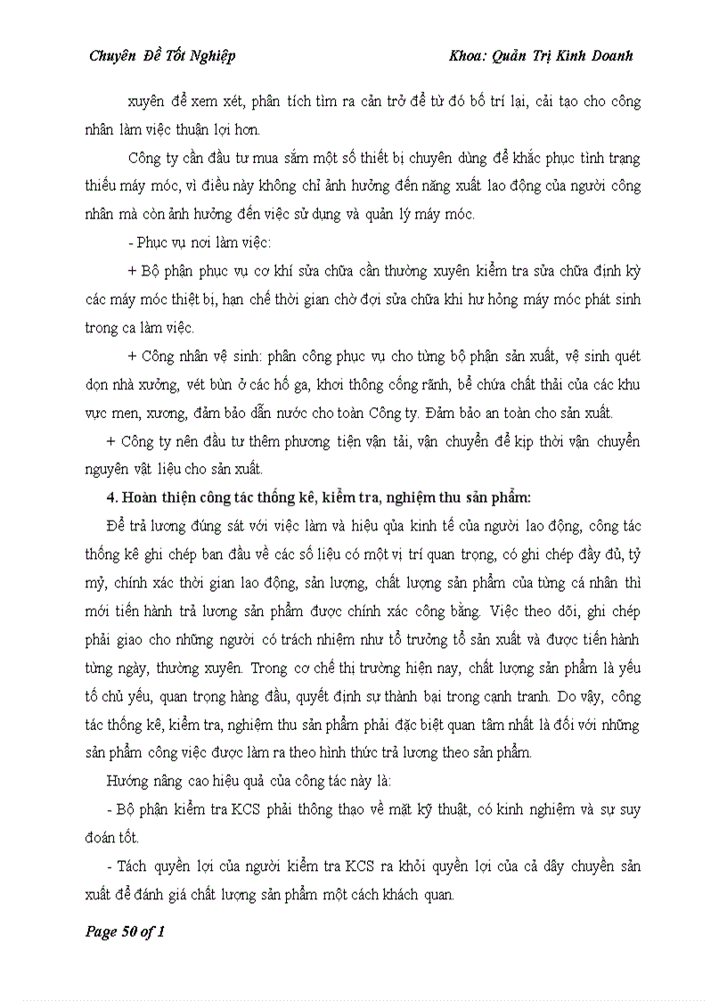 image for page Hoàn thiện các hình thức tiền lương tiền thưởng tại Công ty TMTH Tiến Thành