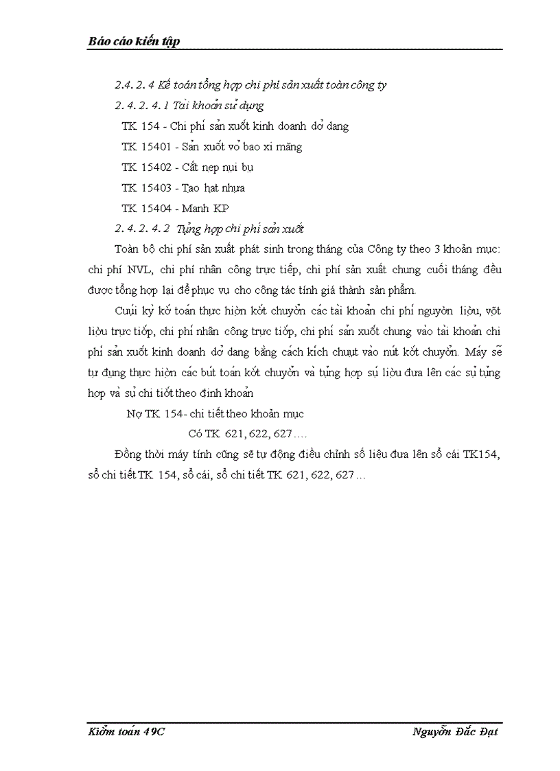 image for page Thư c tra ng tô chư c ha ch toa n kê toa n ta i Công ty cô phâ n công nghiê p thương ma i Sông Đa