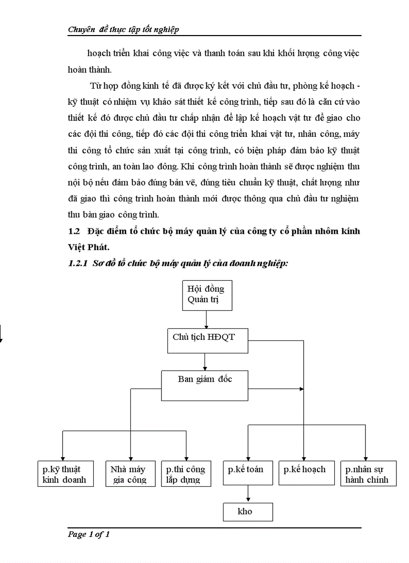 image for page Kế toán chi phí sản xuất và tính giá thành sản phẩm xây lắp tại công ty cổ phần nhôm kính Việt Phát