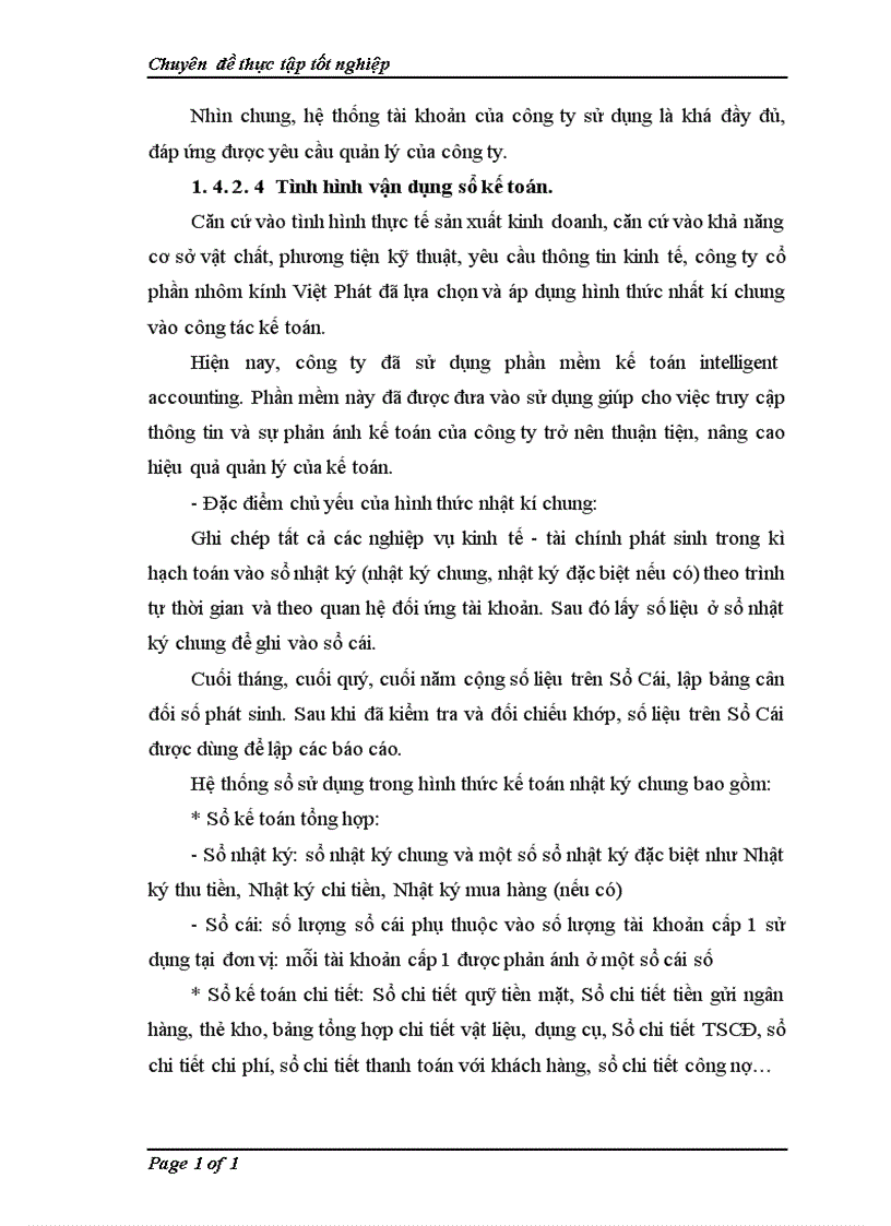 image for page Kế toán chi phí sản xuất và tính giá thành sản phẩm xây lắp tại công ty cổ phần nhôm kính Việt Phát