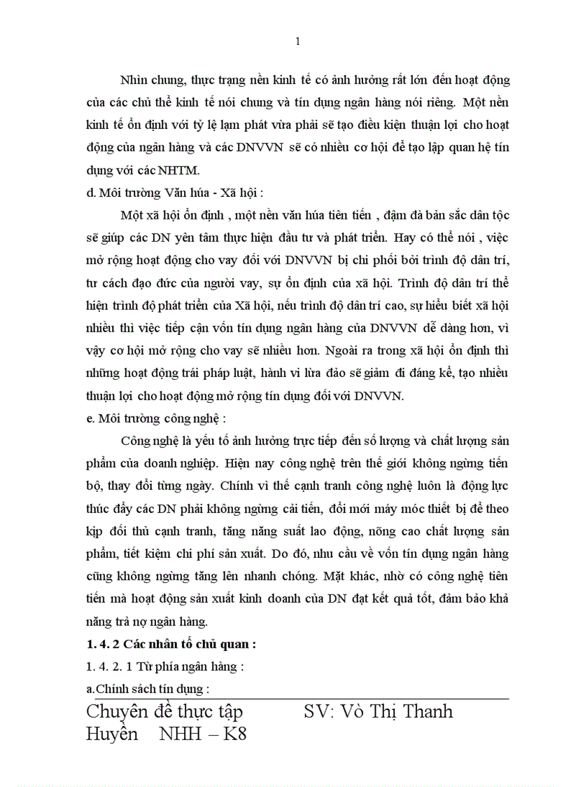 image for page Giải pháp mở rộng hoạt động cho vay đối với DNVVN tại Ngân hàng Indovina Chi nhánh Hà Nội 1